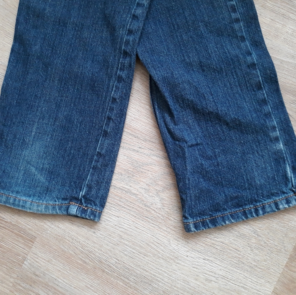 DKNY Greenwhich Distressed Slim Jeans / Size 20 Waist 30" Low Rise Dark Jeans - Picture 9 of 13